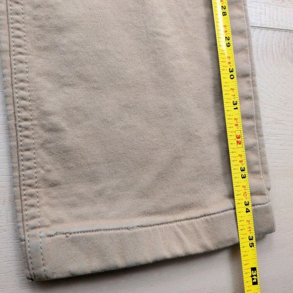 Banana Republic Jeans Mens 30x28‎ Traveler Athletic Tapered Fit Khaki Denim